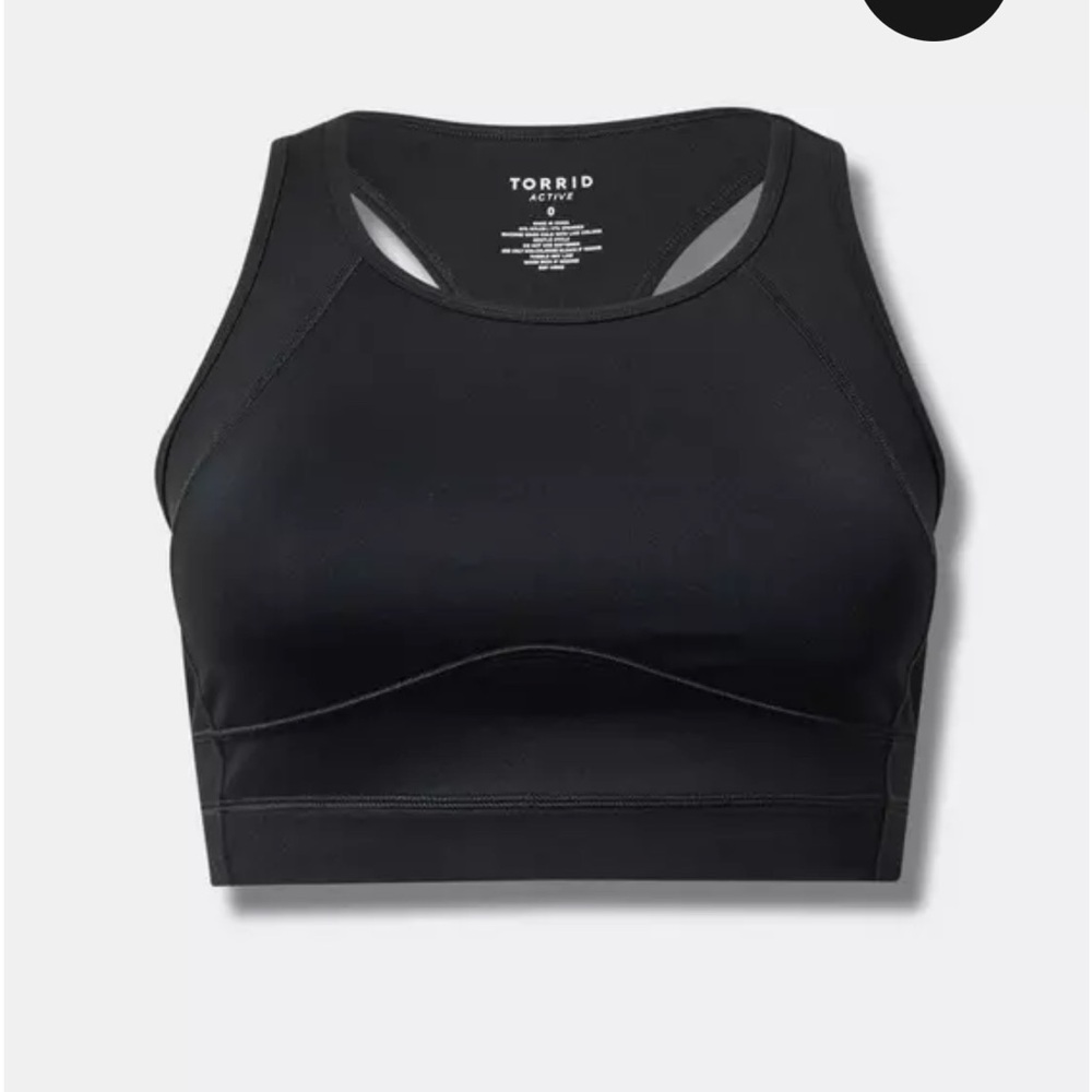 Torrid Active Low-Impact Sports Bra Black Size 0X plus size - Picture 3 of 6